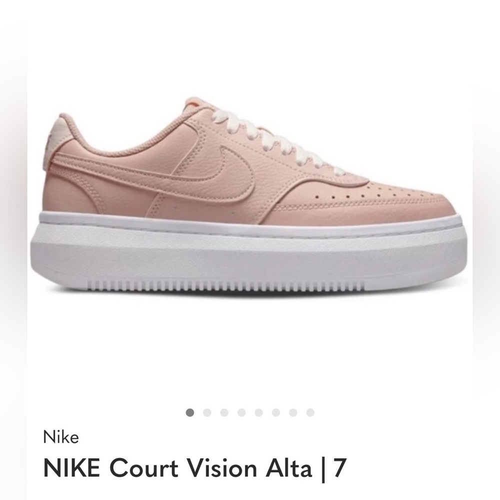 Nike Women's Court Vision Alta Blush Sneakers